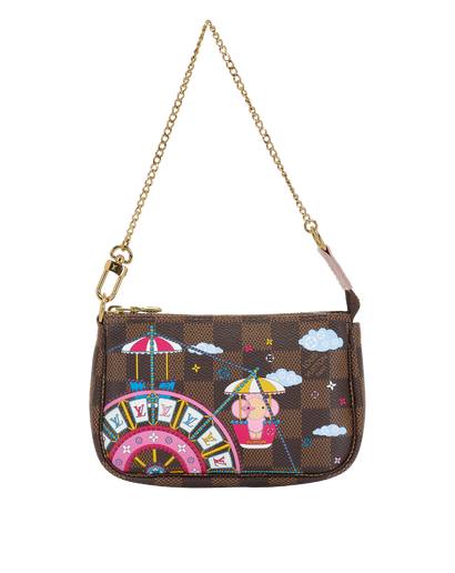 Limited Ed. Mini Pochette Accessoires, &pound;430, Handbags, Brown, Canvas, Front view